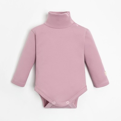 Боди-водолазка «Крошка Я» BASIC LINE, рост 62-68 см, розовое