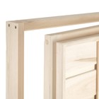 Дверь для бани и сауны «Эконом», размер коробки 170×70 см, липа, «Добропаровъ» - Фото 3