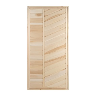 Дверь для бани и сауны «Эконом», 1600×800 мм, деревянная, из липы, «Добропаровъ»