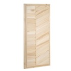 Дверь для бани и сауны «Эконом», 1600×800 мм, деревянная, из липы, «Добропаровъ» - Фото 2