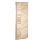 Дверь для бани и сауны «Эконом», 1900×800 мм, деревянная, из липы, «Добропаровъ» - Фото 2