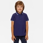 Поло для мальчика KoganKids, рост 140 см, цвет тёмно-синий - Фото 1