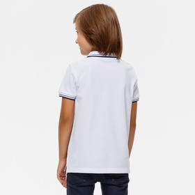 

Джемпер-поло для мальчика, рост 158 см, цвет белый