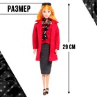 Кукла-модель шарнирная «Высокая мода», красный стиль - фото 3590256