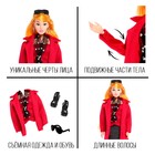 Кукла-модель шарнирная «Высокая мода», красный стиль - фото 3590257