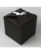 Коробка подарочная складная, упаковка, «Черный», 18 х 18 х 18 см (комплект 2 шт) - фото 21791967