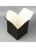 Коробка подарочная складная, упаковка, «Черный», 18 х 18 х 18 см (комплект 2 шт) - фото 21791968