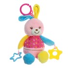 Мягкая игрушка «Зайчишка», с погремушкой - фото 110413814