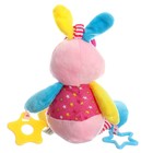 Мягкая игрушка «Зайчишка», с погремушкой - Фото 2