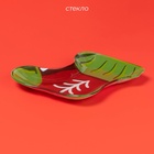 Блюдо сервировочное Доляна «Сапожок. Новогодний», 16×14 см, стекло - Фото 2