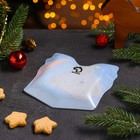 Блюдо стеклянное сервировочное Доляна «Подарок. Кролик в шапке», 15,1×17,3 см - Фото 3