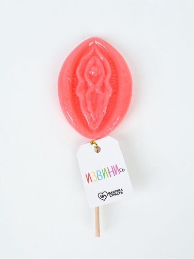 Леденец на палочке «Извинись», вкус: фруктовый, 45 г (18+)