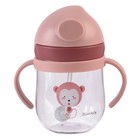 Поильник - непроливайка детский с силиконовой трубочкой, 250 мл., с ручками, цвет МИКС - Фото 7