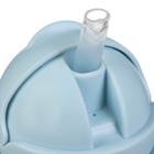 Поильник - непроливайка детский с силиконовой трубочкой и грузиком, от 9 мес., 250 мл., с ручками, голубой - Фото 8