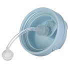 Поильник - непроливайка детский с силиконовой трубочкой и грузиком, от 9 мес., 250 мл., с ручками, голубой - Фото 12