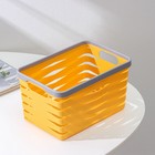 Корзина для хранения Доляна «Лофт», 21×14,5×12 см, цвет МИКС - фото 24517778