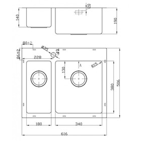 

Мойка кухонная OULIN OL-FTR202R, врезная, 616 х 506 мм, прямоугольная, универсальная, сатин 930115