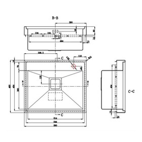 

Мойка кухонная OULIN OL-G6101, врезная, 580 х 490 мм, прямоугольная, сатин