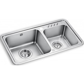 

Мойка кухонная OULIN OL-H9903, врезная, 780 х 430 мм, прямоугольная, двойная, сатин