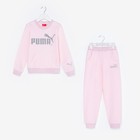 Костюм для девочки PUMA (свитшот, брюки), цвет розовый, рост 104 см (4 года) - фото 47149284