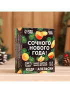 Новогодний набор эфирных масел «Сочного Нового Года!», в подарочной коробке, апельсин, кедр, 2 шт. по 10 мл - Фото 4