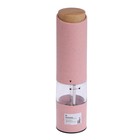 Мельница электрическая LuazON LET- 003, пластик, от батареек, розовая - Фото 3