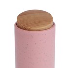 Мельница электрическая LuazON LET- 003, пластик, от батареек, розовая - Фото 4