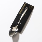 Ложка чайная из нержавеющей стали Magistro «Джентри», длина 16 см, цвет серебряный - Фото 6