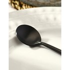 Ложка чайная Magistro «Фолк», длина 12.3 см, нержавеющая сталь, чёрная - Фото 2