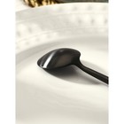 Ложка чайная из нержавеющей стали Magistro «Фолк», длина 12,3 см, цвет чёрный - фото 4067706