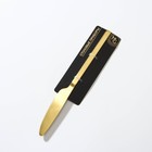 Нож столовый из нержавеющей стали Magistro «Оску стандарт», длина 21,3 см, цвет золотой - Фото 5