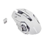 Мышь Luazon MB-2.7, игровая, беспроводная, оптическая, 800-2400 dpi, 500 мАч, подсветка, USB, белая - фото 51302619 Мышь Luazon MB-2.7, игровая, беспроводная, оптическая, 800-2400 dpi, 500 мАч, подсветка, USB, белая - фото 51302619
