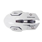 Мышь Luazon MB-2.7, игровая, беспроводная, оптическая, 800-2400 dpi, 500 мАч, подсветка, USB, белая - фото 51302621 Мышь Luazon MB-2.7, игровая, беспроводная, оптическая, 800-2400 dpi, 500 мАч, подсветка, USB, белая - фото 51302621