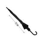 Зонт - трость полуавтомат «Москва», цвет черный, 8 спиц, R = 45 см - Фото 5