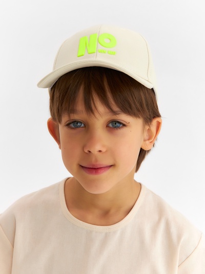 Кепка детская MINAKU No, цвет молочный, размер 52-54