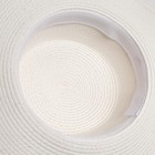 Шляпа женская с цепью MINAKU, белая, размер 56-58 - Фото 7