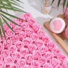 Розы мыльные розовые, набор 81 шт - Фото 1
