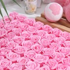 Розы мыльные розовые, набор 81 шт - Фото 3