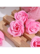 Розы мыльные розовые, набор 81 шт. в коробке - Фото 5