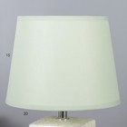 Настольная лампа "Джосин" Е14 40Вт нежно-мятный 20х20х34 см RISALUX - Фото 6