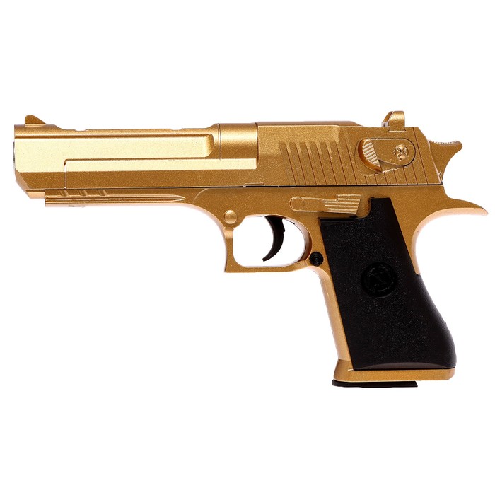 Пистолет Desert Eagle Gold, с металлическими элементами - фото 1881027722