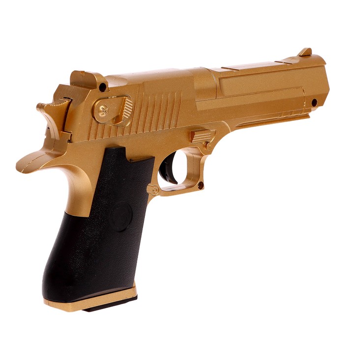 Пистолет Desert Eagle Gold, с металлическими элементами - фото 1911811588