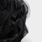 Мочалка для тела SAVANNA «Нежность», 90 г, тубус в подарок, чёрная - Фото 3