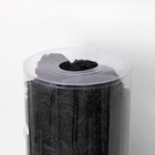 Мочалки для тела в тубусе SAVANNA «Нежность», 130 шт, 90 гр, тубус в подарок, цвет чёрный - Фото 4