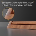 Держатель для ножей магнитный Magistro Tropic, 22×24 см, акация - Фото 4