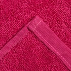 Полотенце махровое "Этель" 30х30см, цвет малиновый 340 г/м2, 100% хлопок - фото 24700760