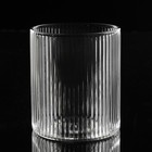 Стакан, 300 мл, с ребристыми стенками, гранёный, стекло, прозрачный - Фото 1