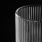 Стакан, 300 мл, с ребристыми стенками, гранёный, стекло, прозрачный - Фото 3