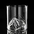 Стакан Magistro «Горы», 300 мл, 8×9 см, стекло, прозрачный - Фото 1