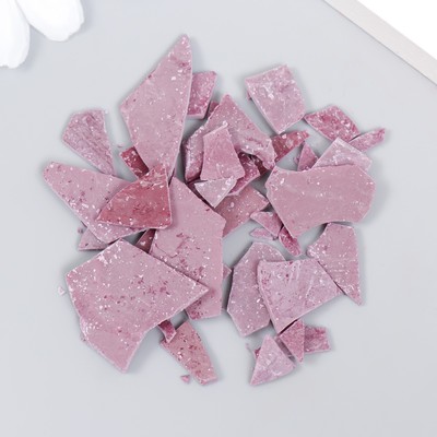 Стеарин для свечей с красителем «Розовый» 5 г